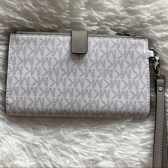 NWT Michael Kors Jet Set Travel Double Zip Wallet - Picture 2 of 5